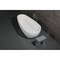 Aqua Eden 71.63 L, 32.88 W, Glossy White/Matte White, Solid Surface White Stone VRTOV713422 - alternate 3